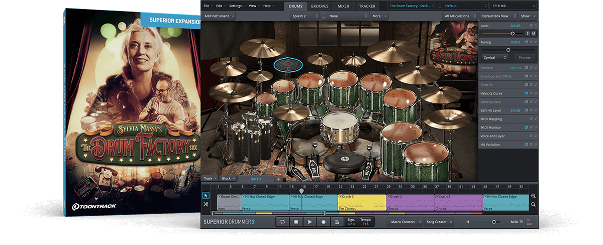 Toontrack SDX  - The Drum Factory